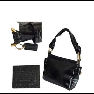 COACH Resort Patent Top Handle small hand bag.